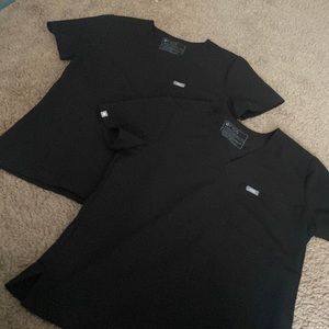 Figs Black Women's Tops